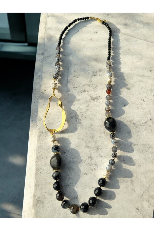 Lucash VIP Doğal Taş Kolye