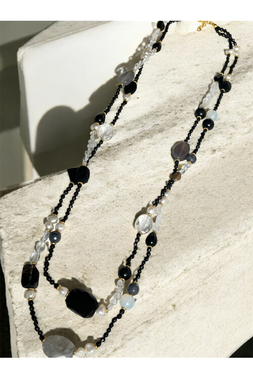 Melina VIP Doğal Taş Kolye