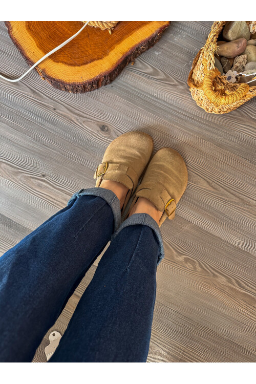 Opus İtalyan Vip Likralı Kemerli Jean Pantolon Mavi