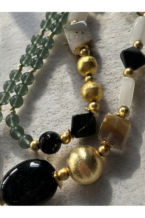 Selece VIP Doğal Taş Kolye