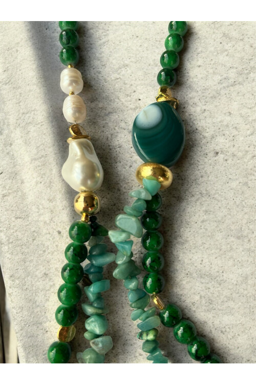 Terera VIP Doğal Taş Kolye