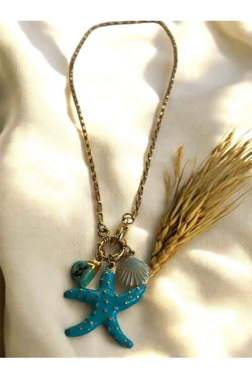 Sirina Çelik Trend Detay Kolye