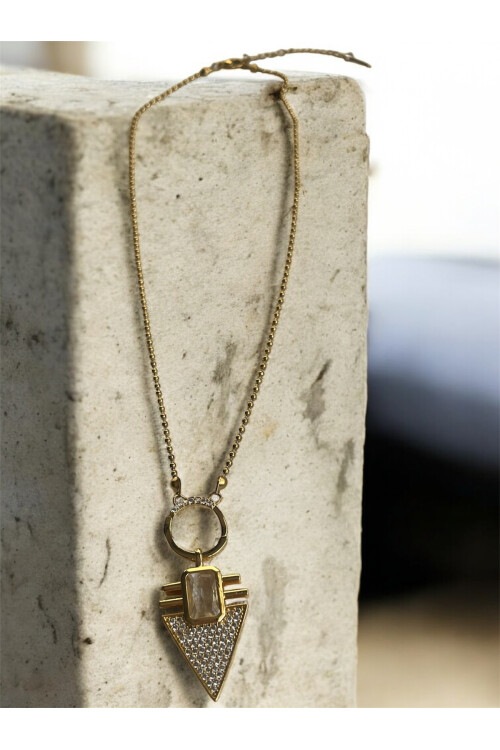 Sublim Çelik Trend Detay Kolye