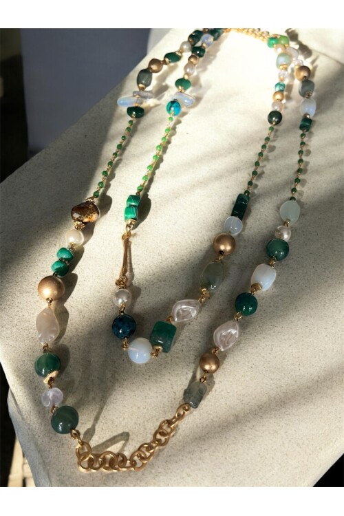 Valora VIP Doğal Taş Kolye