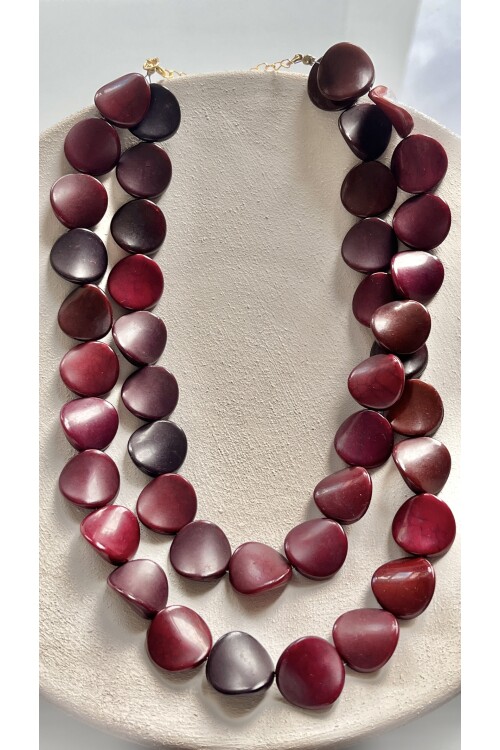 Zivro Bordo Detay Kolye