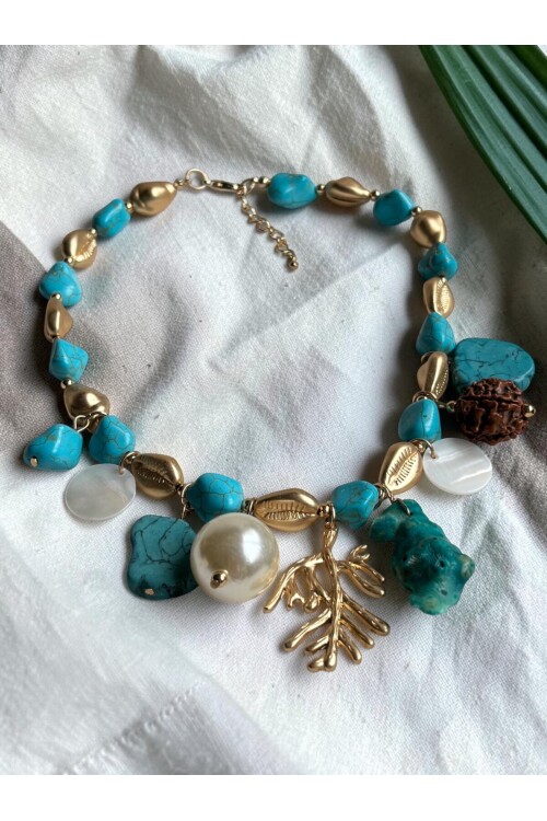 Pıerre VIP Doğal Taş Kolye