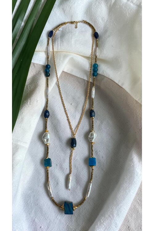 Mavis VIP Doğal Taş Kolye