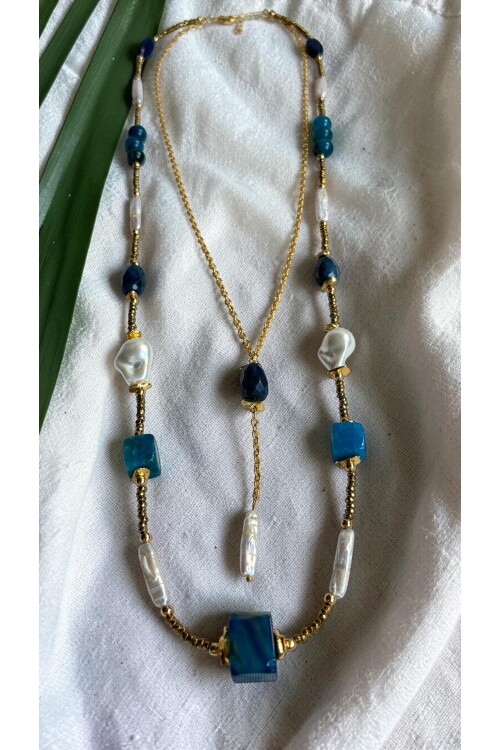 Mavis VIP Doğal Taş Kolye