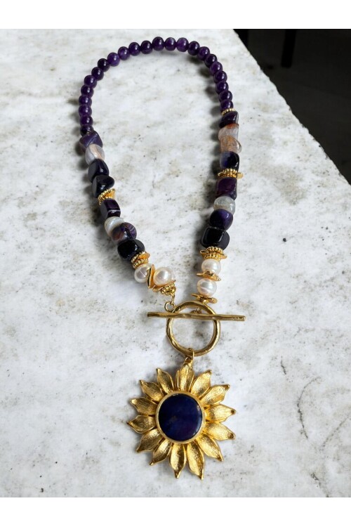 Moon VIP Doğal Taş Kolye