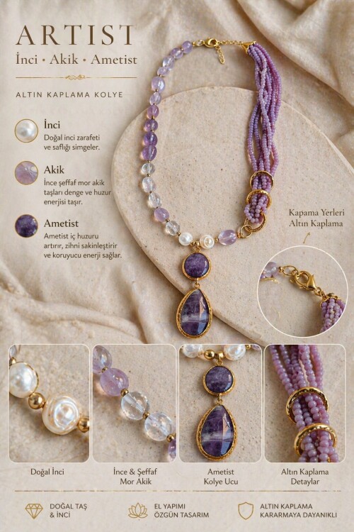 Mors VIP Doğal Taş Kolye