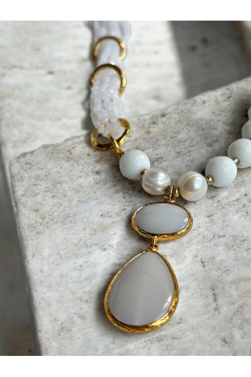 Salle VIP Doğal Taş Kolye