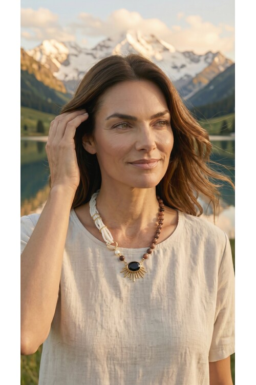 Suun VIP Doğal Taş Kolye