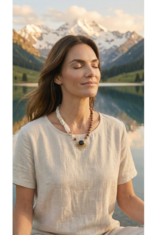 Suun VIP Doğal Taş Kolye