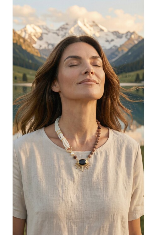 Suun VIP Doğal Taş Kolye