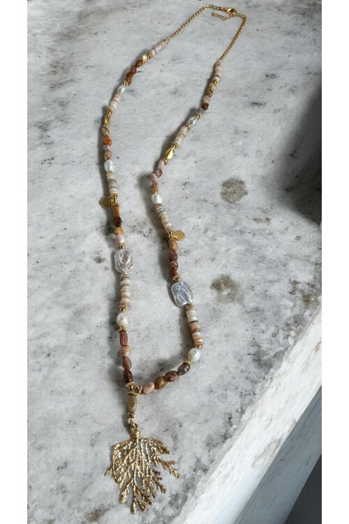 Three VIP Doğal Taş Kolye