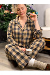 Ekoseli Pijama Takım