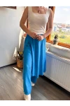 Laviva Tasarım Ön Kapaklı Pantolon Mavi