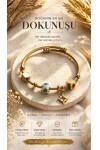 Sattera Gold And Silver Çelik Bileklik
